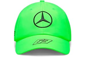 Mercedes AMG Petronas Formula One Team - 2023 George Russell Driver Hat - Neon Green - Unisex - Size: One Size