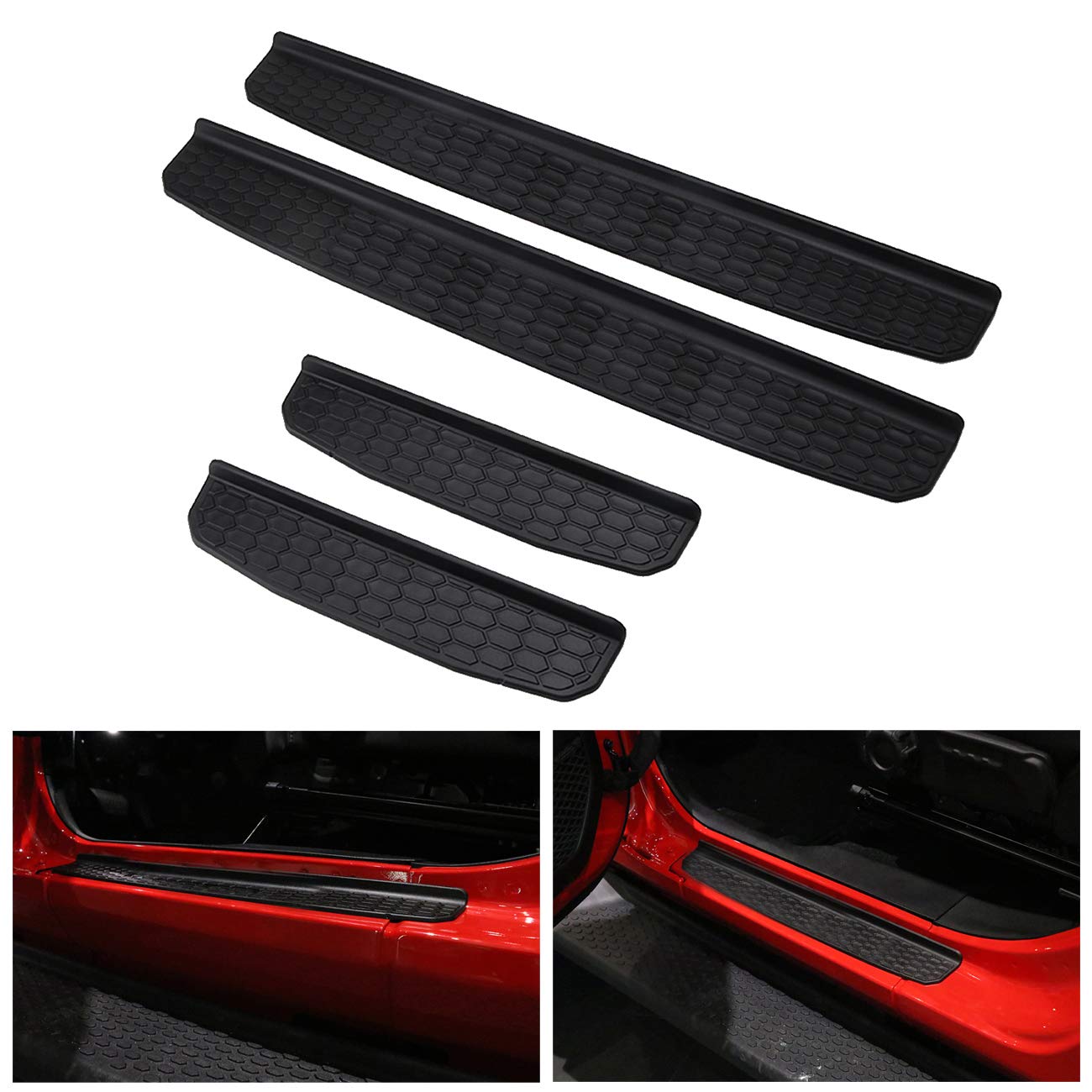Buy BOXATDOOR for 2018 2019 Jeep Wrangler JL 4 Door Sill Scuff Plate