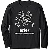 Aries Definition Aries Zodiac Sign Aries Birthday Long Sleeve T-Shirt