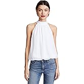 alice + olivia Women's Maris Gathered Halter Top