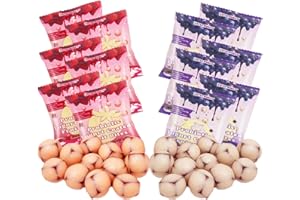Zofia Sweet Yogurt Covered Fruit Snacks Variety Pack, 0.7oz - 12 Pouches Net 8.5oz (Strawberry 6 + Blueberry 6), Yogurt Coated Probiotic Fruits Bites, Dietary Fiber + Real Fruit, Healthy Snacks, 120Ct