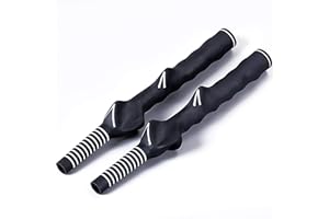 INHEMING 2Pcs Golf Swing Training Grip, Right-Handed Golf Club Grip Trainer, Help Kids and Woman Beginner Learn Correct Grip Posture