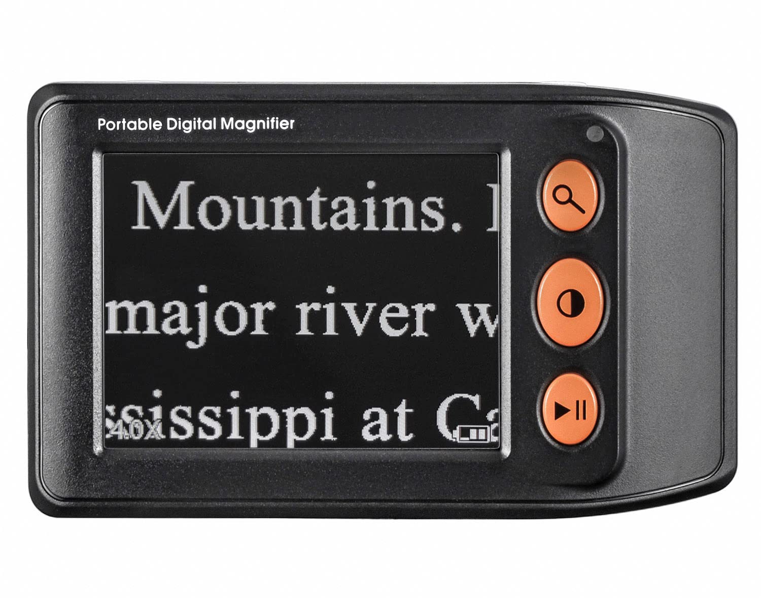 3.5 inch Portable Digital Magnifier Low Vision Reading Aid 2~25X Multiple Color Mode