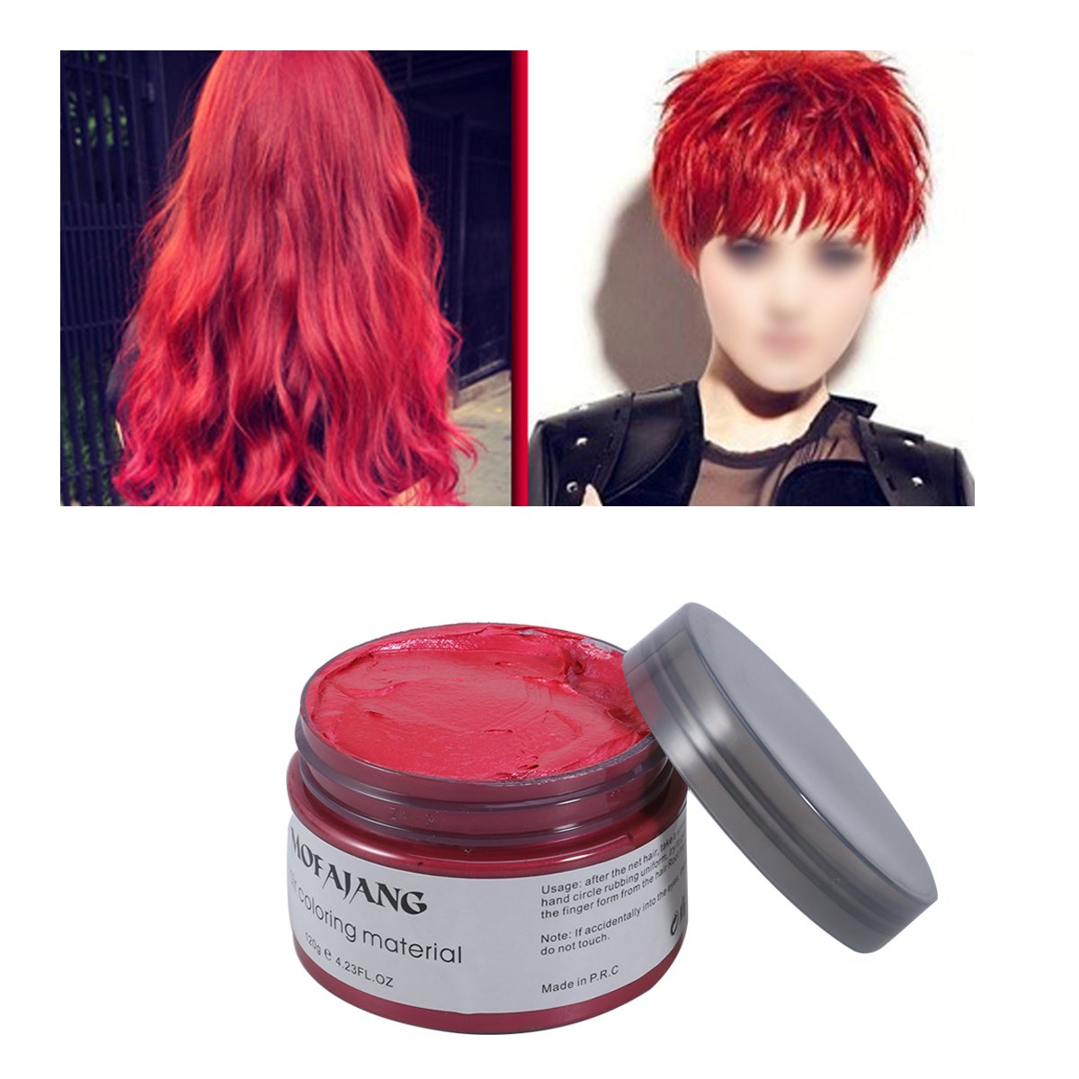 Frcolor One Time Molding Paste Hair Style Styling Hair Color Wax