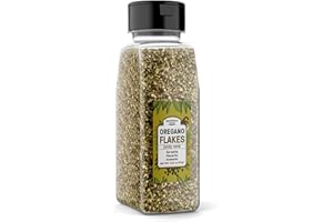 Unpretentious Oregano Flakes, 3.5 oz, Rich Flavor, Versatile Herb, Convenient Container