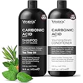 VANIDOX Carbonic Acid Shampoo and Conditioner for Men and Women, Deep Moisturizing Conditioner, Thickens, Softens, & Smooths Set for Hair Growth and Repair, Made in USA - 16 Fl Oz Each
