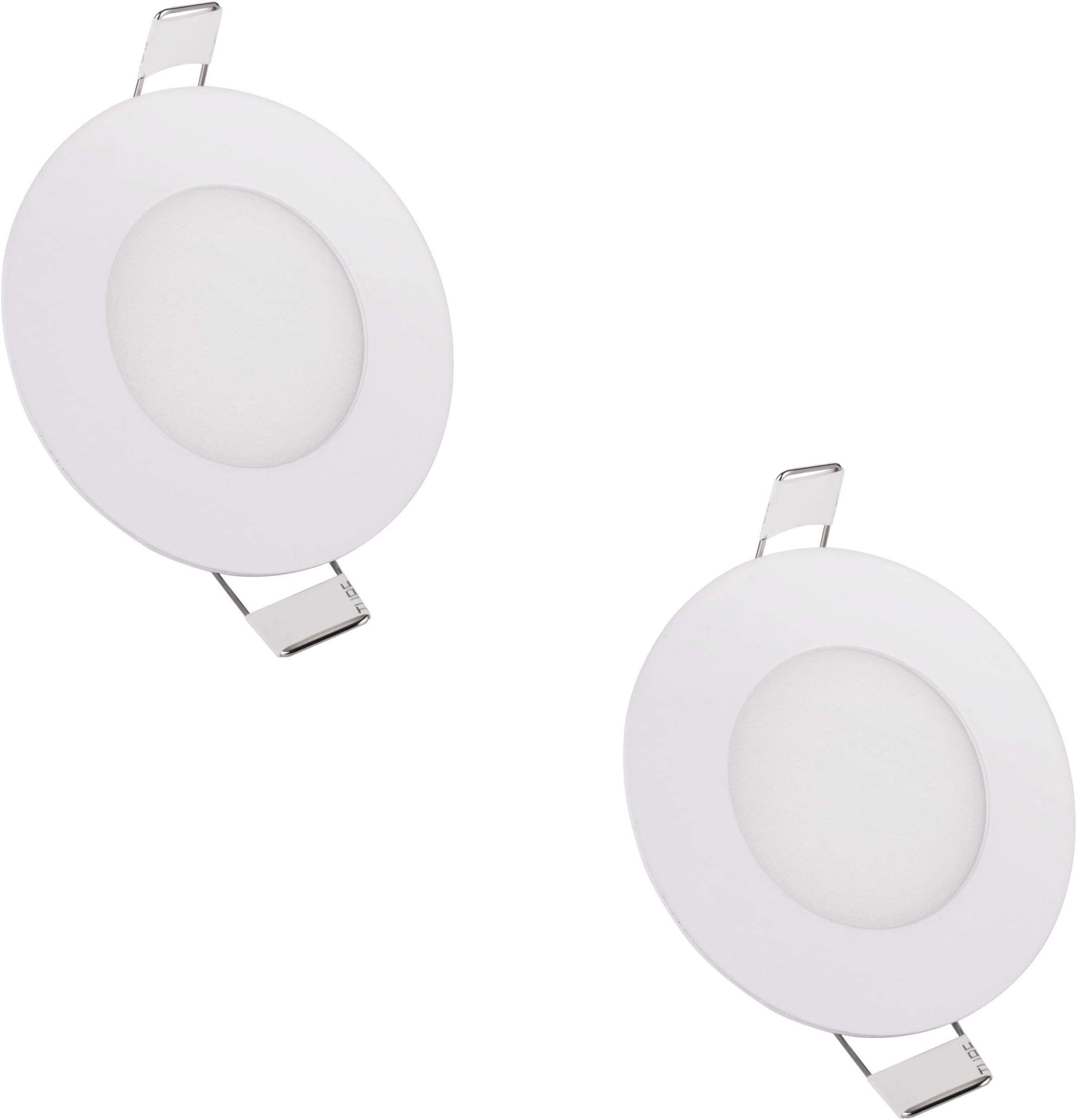 LumenBasic Low Voltage Ceiling Light - LED Panel Light 3w DC 12v 6500k Daylight White Rv Interior Lighting for RV Camper - Pack of 2