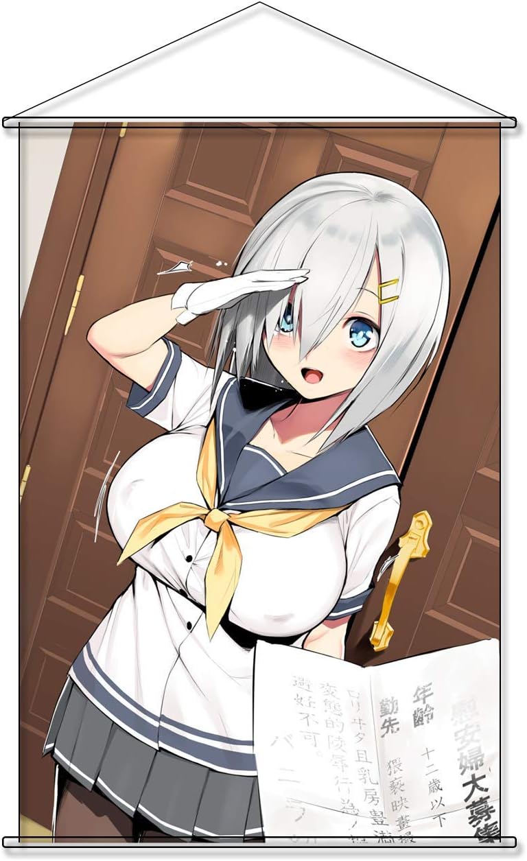 Amazon Co Jp タペストリー 艦隊これくしょん 艦これ 浜風 はまかぜ Hamakaze ポスター 掛ける絵 巻物 軸物 アニメ 漫画 可愛い アニメ おしゃれ 萌え カスタム可能 90cmx60cm ホビー 通販