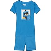 Sesame Street boys 2-piece Snug-fit Organic Cotton Pajama Set, Soft & Cute for Kids