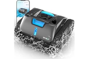(2024 New) WYBOT C1 Max Robotic Pool Vacuum with APP, Manual Mode Switching & Wall Climbing Pool Cleaner, 65W Suction Power, 180~210 Mins, 2152 sq.ft, Infrared Intelligence, Ideal for Inground Pools