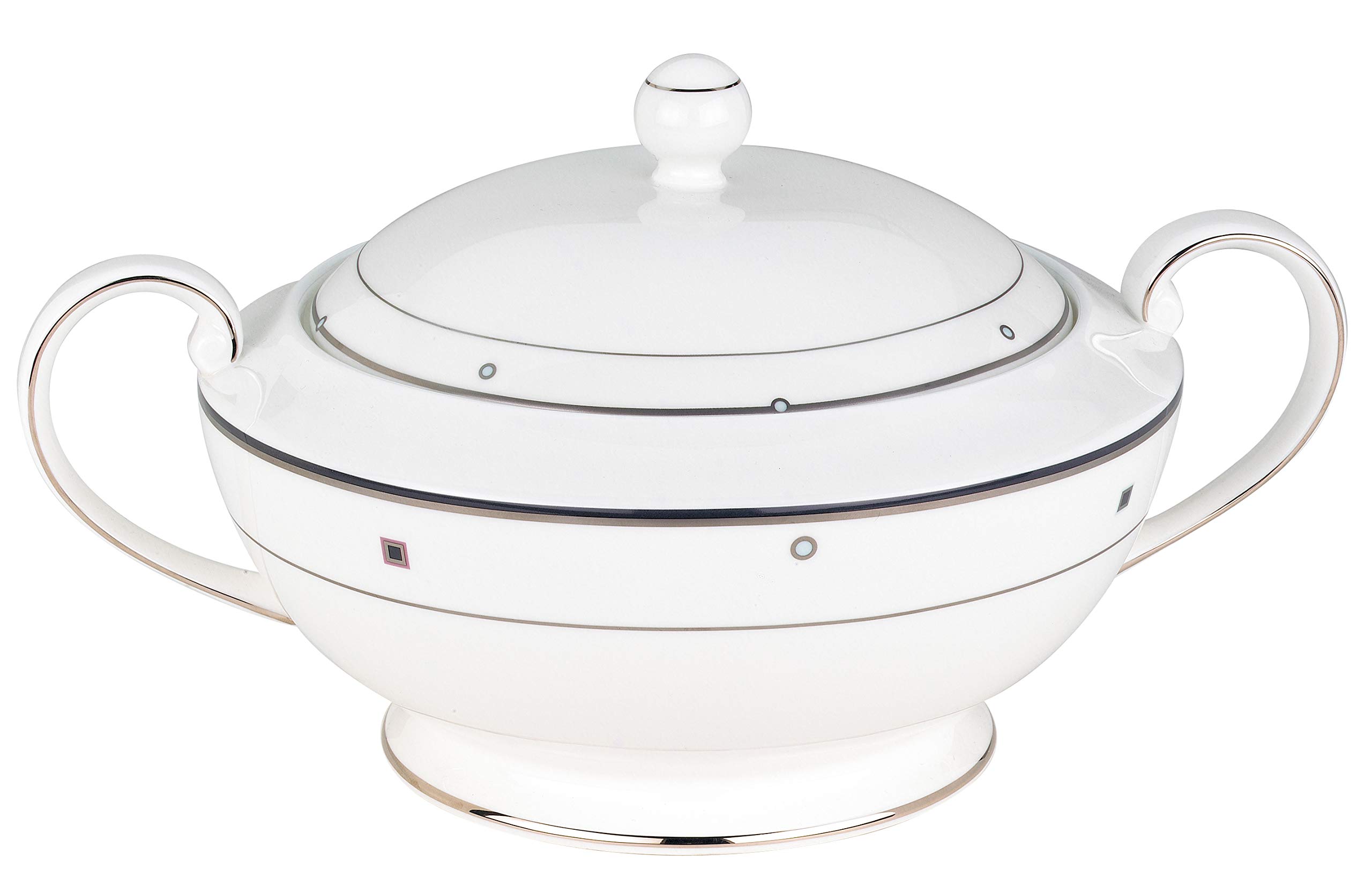 Elia Shadow Fine Bone China Soup Tureen with Lid 250cl