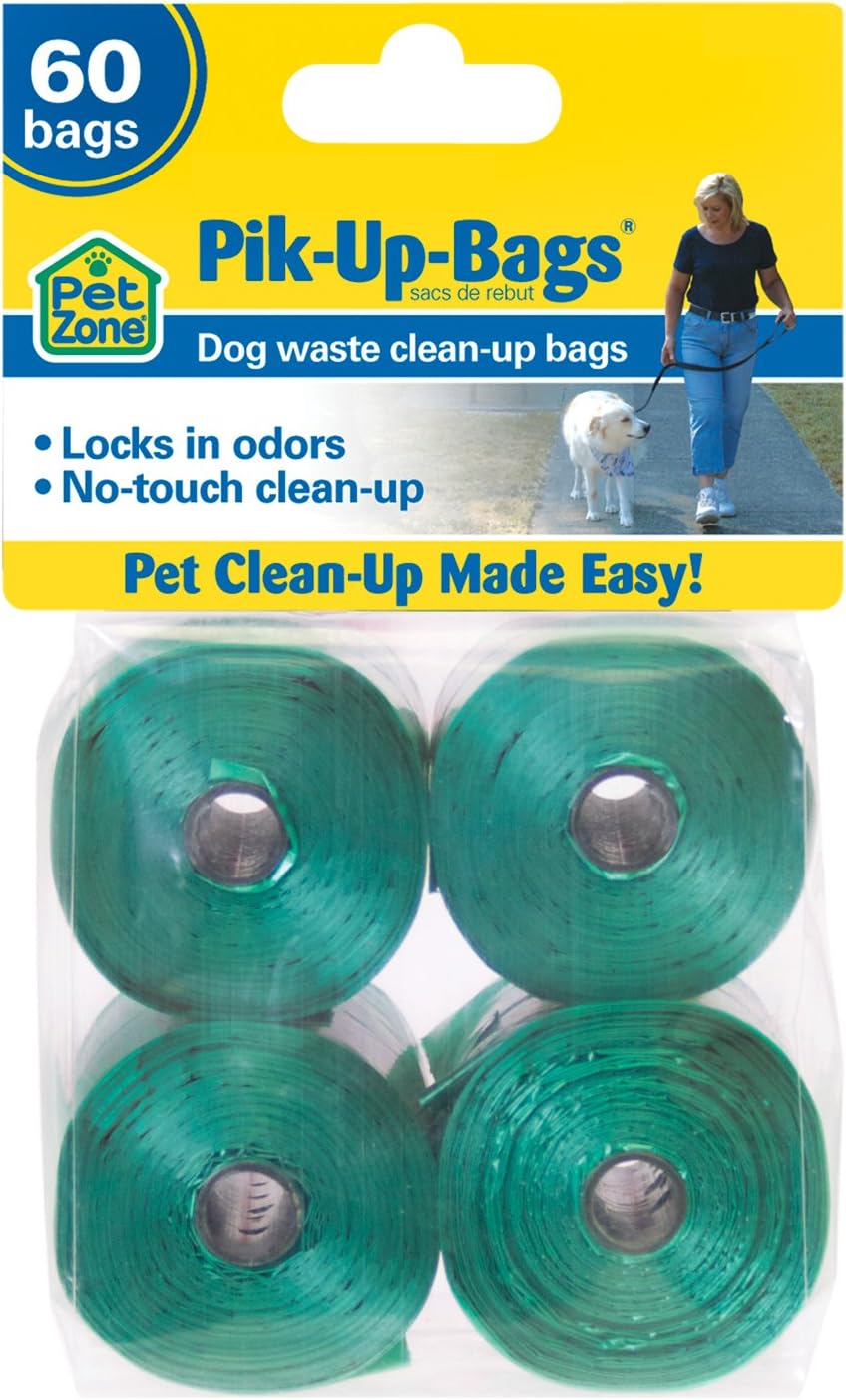 PetZone Waste Management PikUp Bag, 60 Count Amazon.ca Pet Supplies