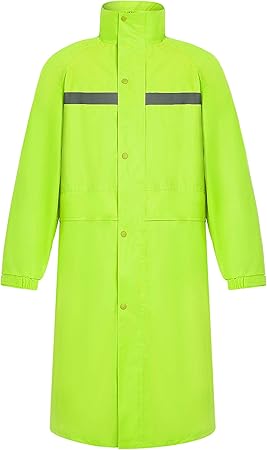 hi vis long raincoat