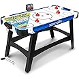 SereneLife 48” Foosball Table - Competition Sized Babyfoot Portable Soccer/Football Game Table, w/Fold-Out Drink Holders- for