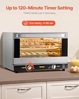 VEVOR Commercial Convection Oven 43Qt 1600W 4-Tier Electric Toaster view 4