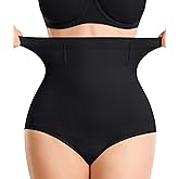 Nebility Tummy Control Shapewear Panties for Women - High Waisted Shaping Brief Butt Lifter Seamless Body Shaper Girdle