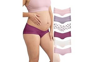 Intimate Portal Maternity Underwear | Pregnancy Postpartum Panties Under The Bump | Boyshort Briefs