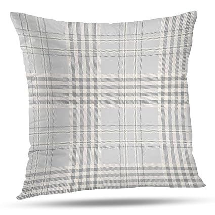 Amazon Com Batmerry Ivory Pillow Covers 18x18 Inch Light Gray