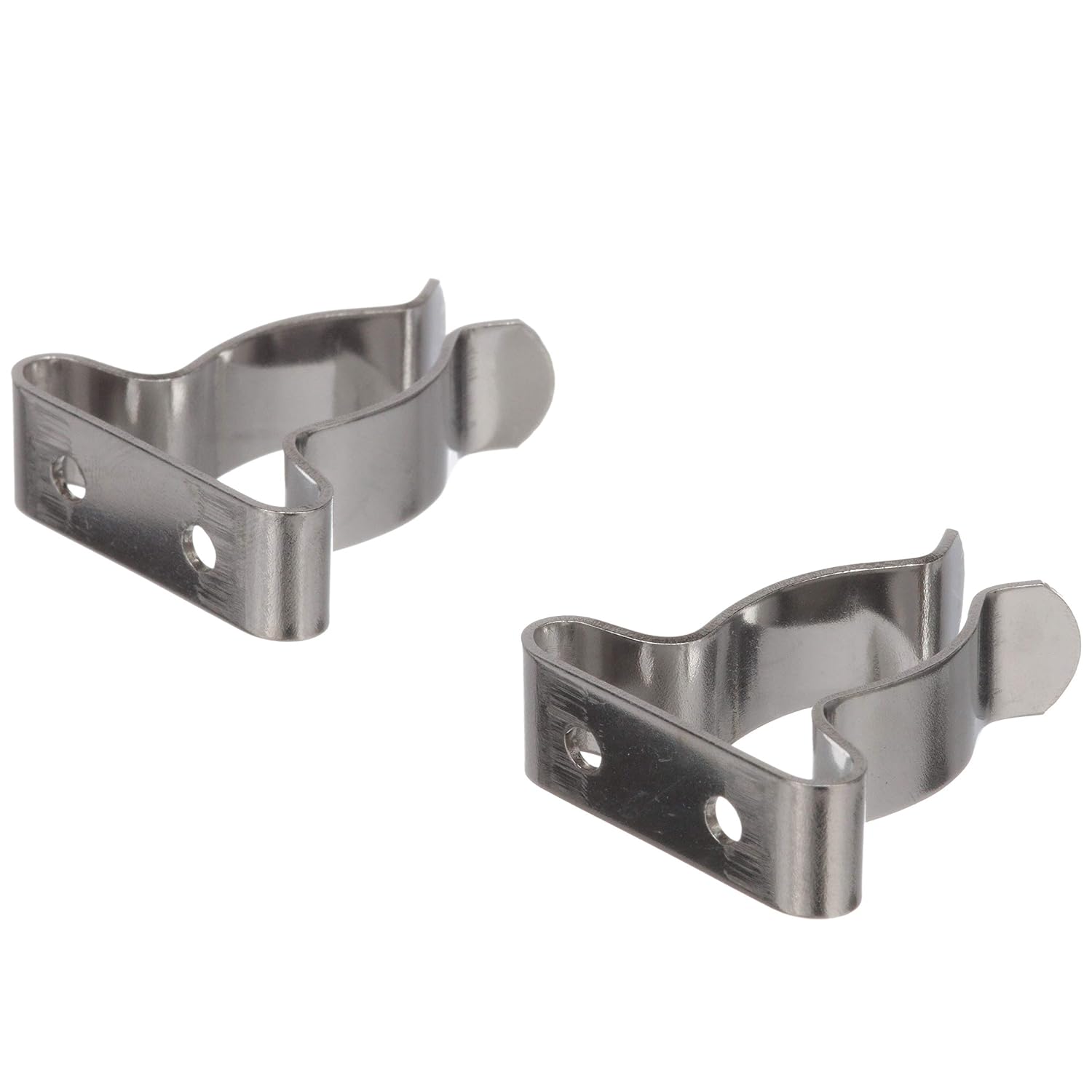 Seachoice 72011 Spring Clamps Pack of 2 Polished Stainless Steel