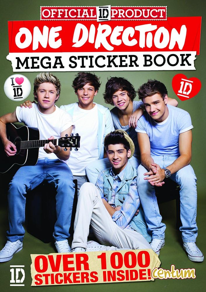 Amazon Com One Direction Mega Sticker Book Computers Accessories