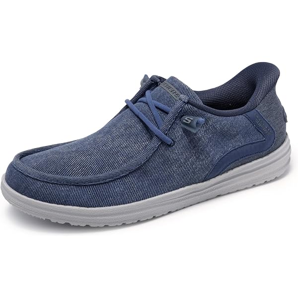Blue‎ Skechers Melson-Chad Slip-On Sneakers Skechers | Shoes | Skechers Mens Relaxed Fit Slipon Melson  main image 3