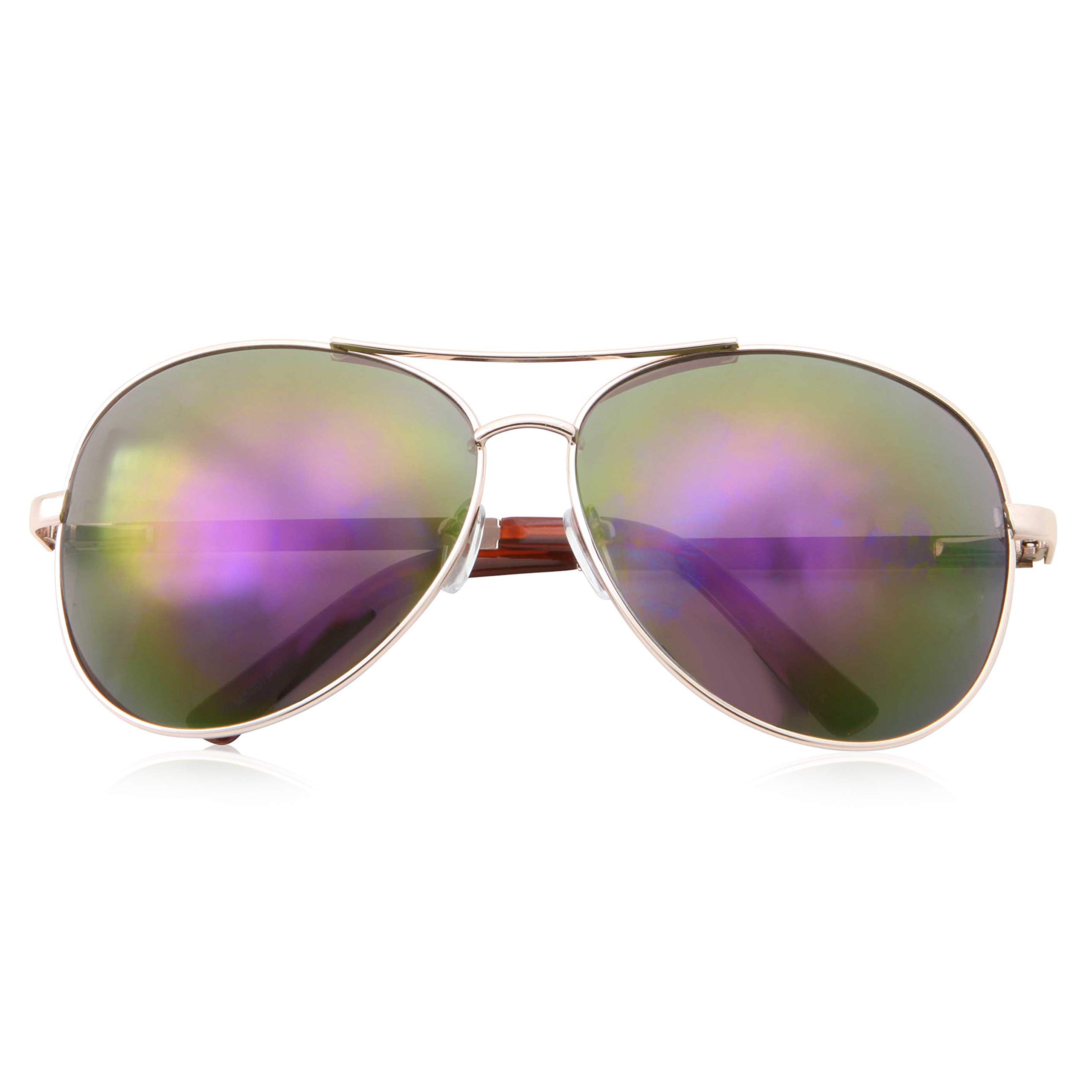 large frame aviator sunglasses