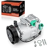 AC Compressor with Clutch Fits for Hyundai Santa Fe Sport L4 2.0L 2.4L 2013-2018 Kia Sorento L4 2.4L 2012-2014 Air Conditioning Compressor for 977011U500 977011U500RU
