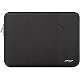 MOSISO Laptop Case 13 inch, 13 inch Laptop Sleeve Compatible with MacBook Air M4 M3 M2 M1 2025-2018 / Pro M2 M1 2025-2016, Polyester Vertical Computer Sleeve Bag with Pocket, Black