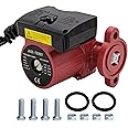 JASSFERRY Hot Water Recirculating Pump Recirculation System 115V NPT 1" Circulation Replacement Pumps for Solar Water Heater Boiler Circulating Cast Iron Flange
