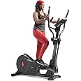 Sunny Health & Fitness Programmable 16 Electro-Magnetic Elliptical Cross Trainer Exercise Machine, Full-Body Cardio Equipment w/ 24 Pre-Built Workouts, 330LB Capacity,Optional Free SunnyFit App Link