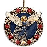 Angel Christmas Ornament 2025, 2025 Christmas Tree Decorations, Religious Christmas Ornament for Women, Faith-Inspired Holiday Decor, Friendship Gifts for Women