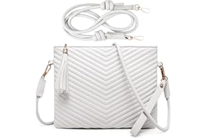 LYPULY Small Crossbody Bags for Women, Trendy Vegan Leather Shoulder Purses, Clutch Wallet with Wristlet Strap