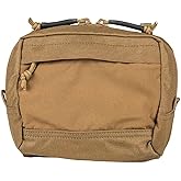 5.11 Tactical Unisex Flex Medium GP Pouch, Lightweight MOLLE Utility Bag, Front Zipper Pocket, Water-Resistant 500D Nylon, Kangaroo, Style 56427ABR