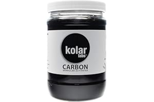 Kolar Labs Crystal Cal Activated Carbon – Large Jar, Activated Charcoal for Aquariums and Fish Tanks