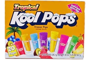 Kool Pops Tropical 20 Freezer Pop 567g