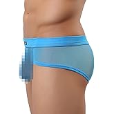 Evankin Men's Underwear Sexy Mesh Breathable Boxer Briefs Low Rise Cool Valentines Boxers Pack Set