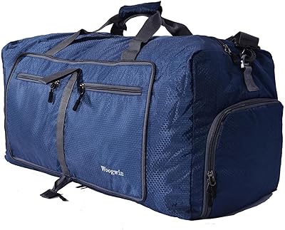 ehsbuy 60L Reisetasche Groß Faltbare Sporttasche Herren Damen mit Schuhfach Taschen Wasserdicht Saunatasche Travel Bag für Sports Urlaub Gym Übernachtung