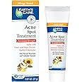 Earth's Care Acne Spot Treatment - 10% Sulfur Cream Medication to Clear Cystic Acne, Pimples and Blackheads on Face and Body (Tube 0.97 OZ)