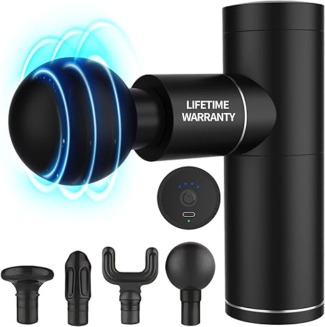 Deep Tissue Massage Gun for Athletes | Durable Quiet Deep Muscle Percussion