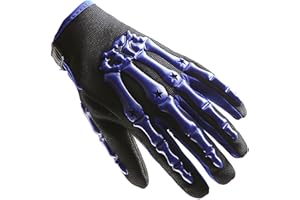1Storm Youth Motocross Gloves Motorcycle BMX MX ATV Dirt Bike Bicycle Skeleton Cycling Kids Gloves