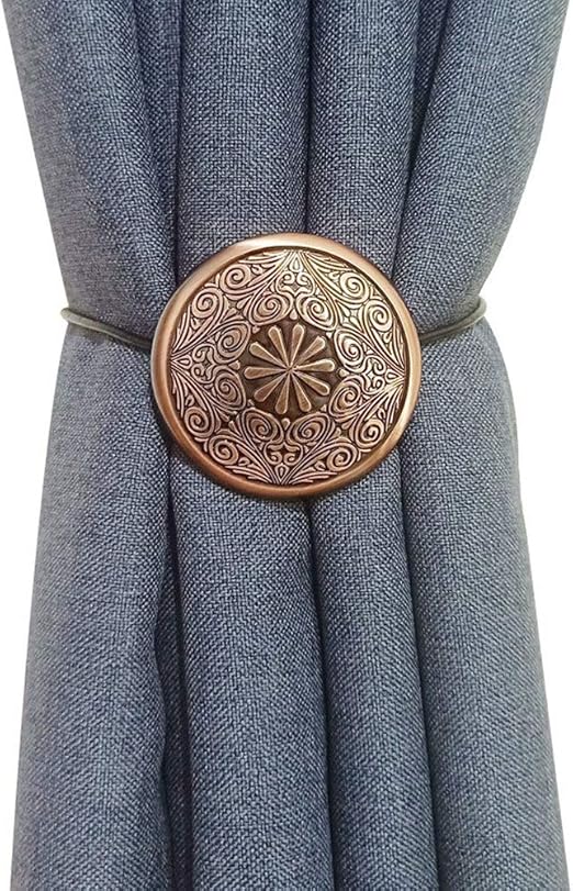 Amazon Com Vineland Boho Magnetic Curtain Tiebacks 4 Pack 16