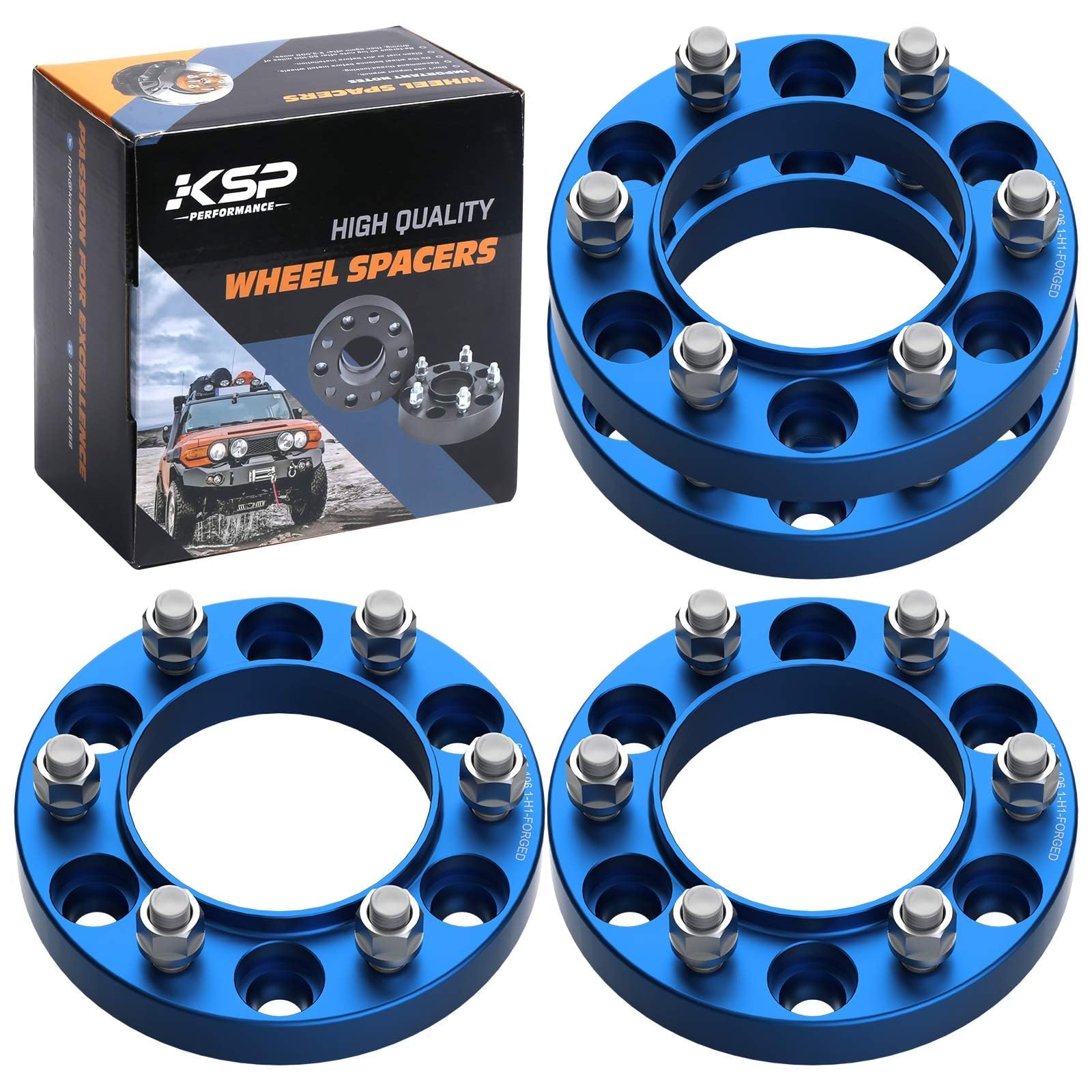 Photo 1 of ***PARTIAL SET *** KSP 25mm?1"? Tacoma Wheel Spacers 6x5.5 Bolt Pattern, 6x139.7 to 6x139.7 Hubcentric Spacers Compatible with Toyota 4Runner Fj Cruiser Tundra 6 Lug Wheel, 4pcs Aluminum Tire Spacer with 106mm Hub Bore