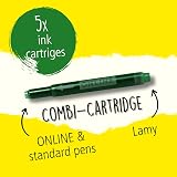 Online Double-Sided Fountain Pen Ink Cartridges 5 Green Universal Lamy view 2