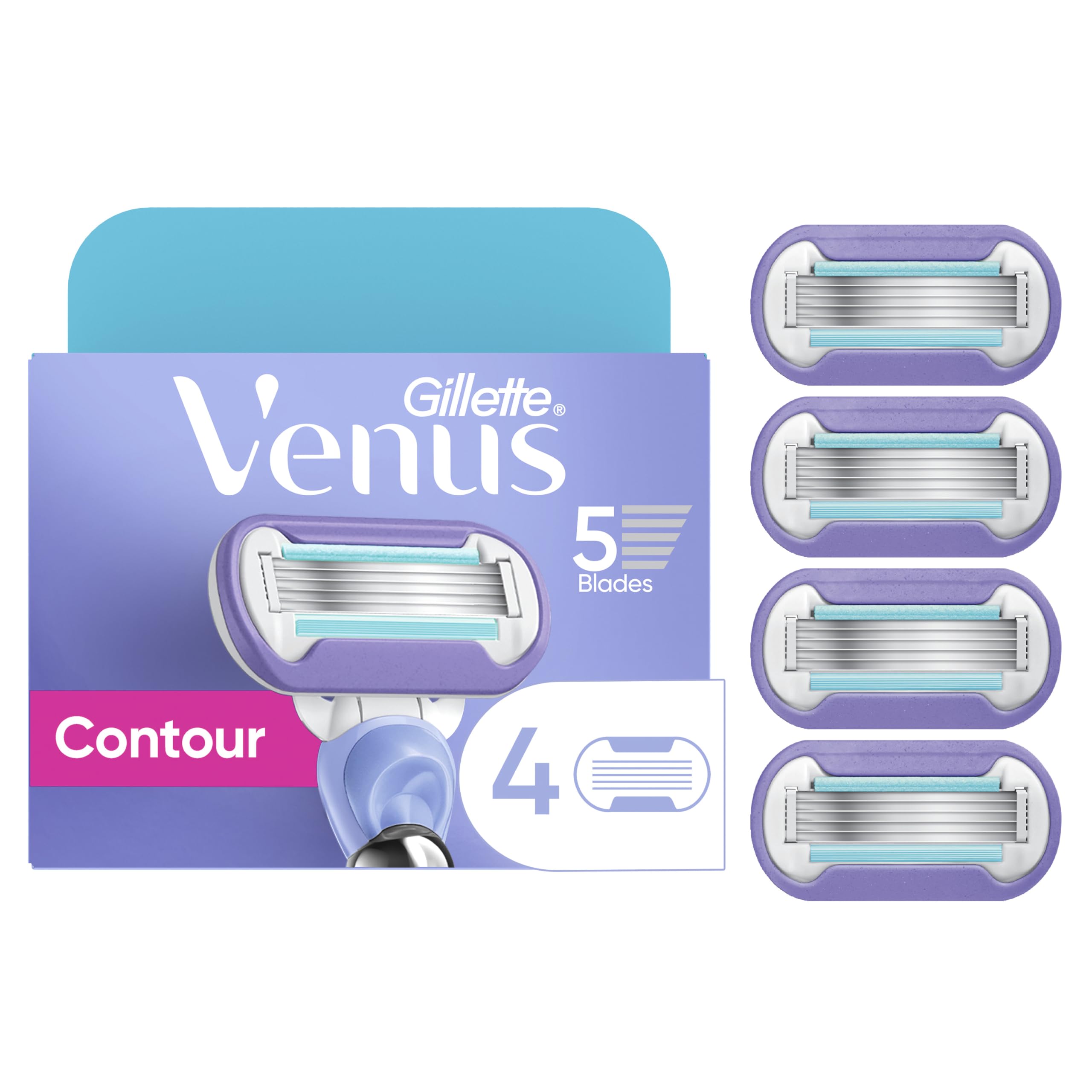 Photo 1 of Gillette Venus Extra Smooth Swirl Women's Razor Blade Refills - 4 Count