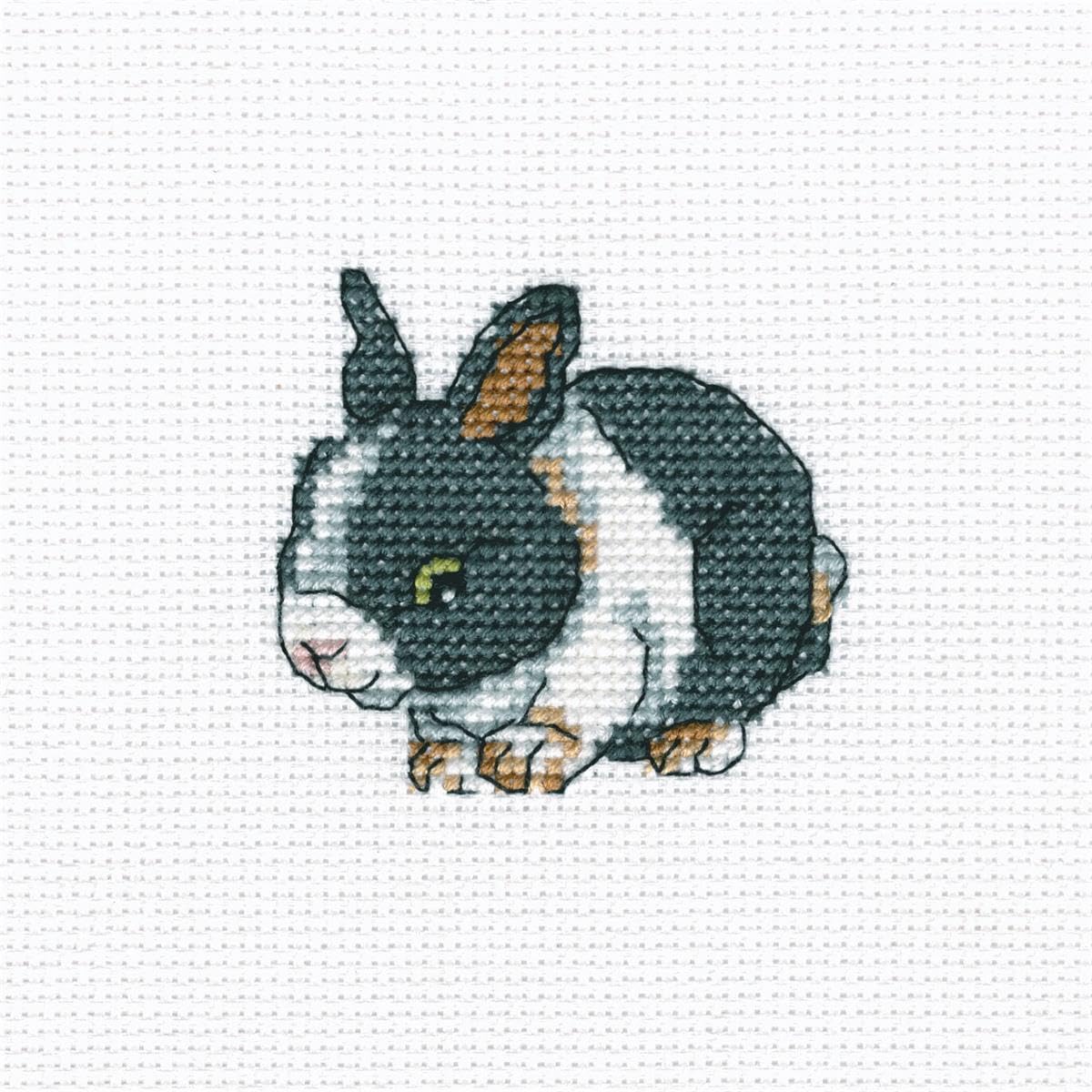 RTO Cross Stitch Kit, Cotton, Multicoloured, 9x9 cm