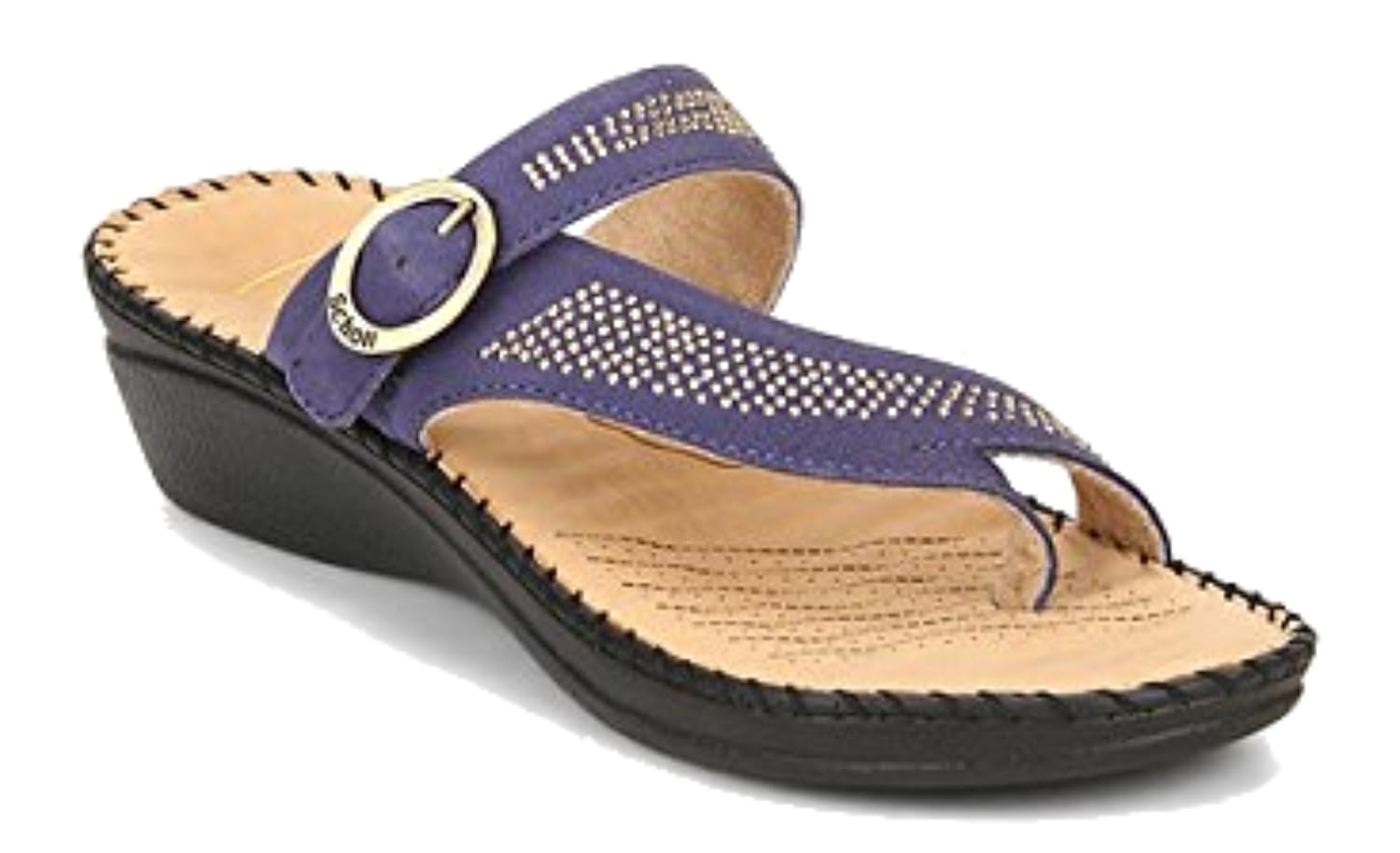 dr scholl's navy blue sandals