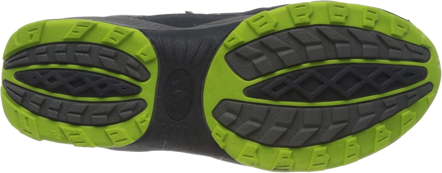 Brütting Unisex Kid's Ohio Low Rise Hiking Shoes, Marine Schwarz Lemon, 1 UK - Image 5
