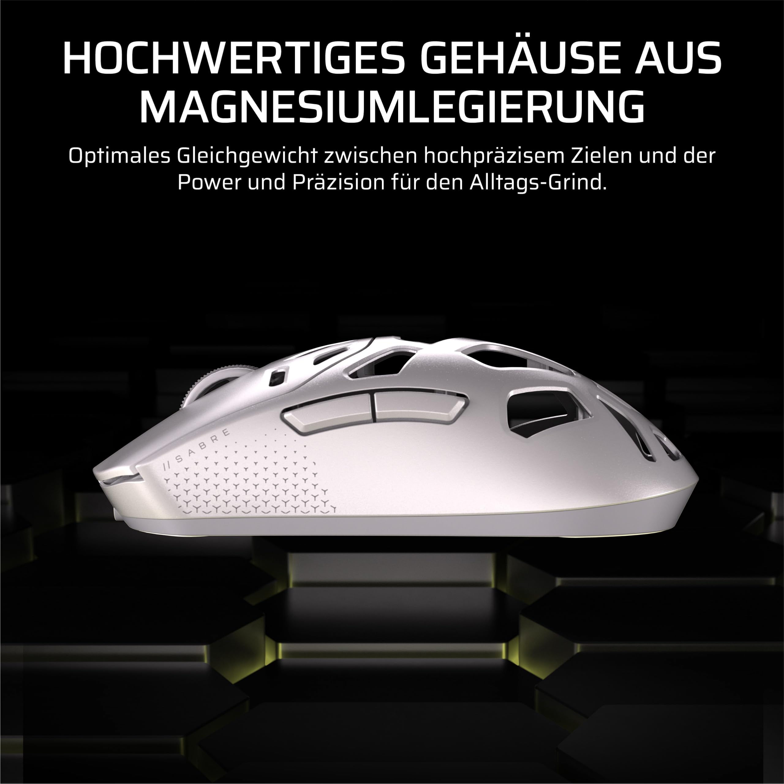 Corsair Sabre v2 PRO Kabellose MG FPS-Gaming-Maus – Weiß 3