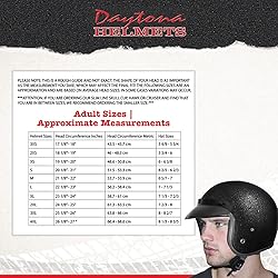 Daytona Helmets 3/4 Shell Open Face Motorcycle