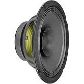 PRV AUDIO 8FR250 8 Inch Full Range Speaker, 8 Ohms, 250 Watts Continuous Program Power, 125 Watts RMS Power, 93.5 dB, Full-Range Driver Loudspeaker for Pro Audio Systems (Single)